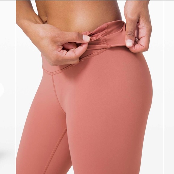 lululemon wunder under high rise tight - full on luxtreme 25” 8 briar rose pink - Picture 2 of 6